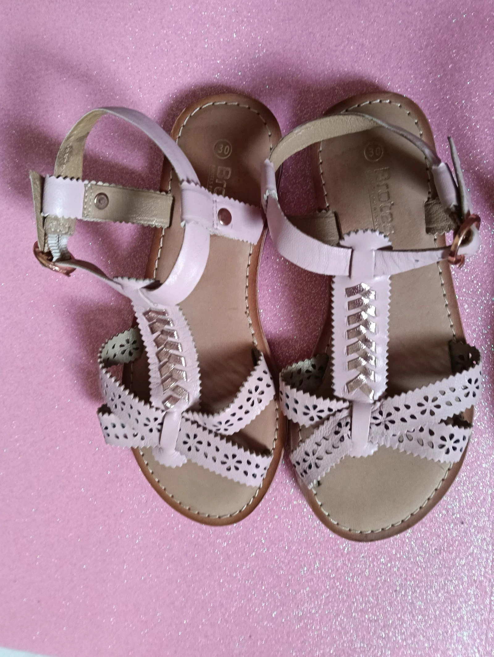 Lote Sandalen Brotes en Tex van leer – photo 3